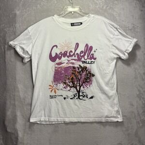 Girl Dangerous Coachella Valley Graphic Tee White Medium